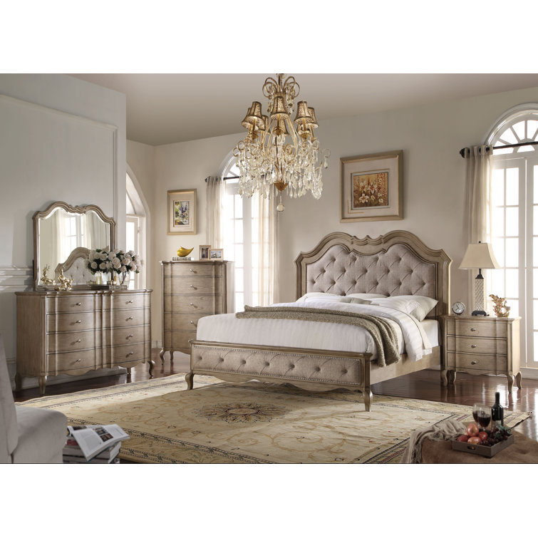 Tasker Upholstered Standard Configurable Bedroom Set